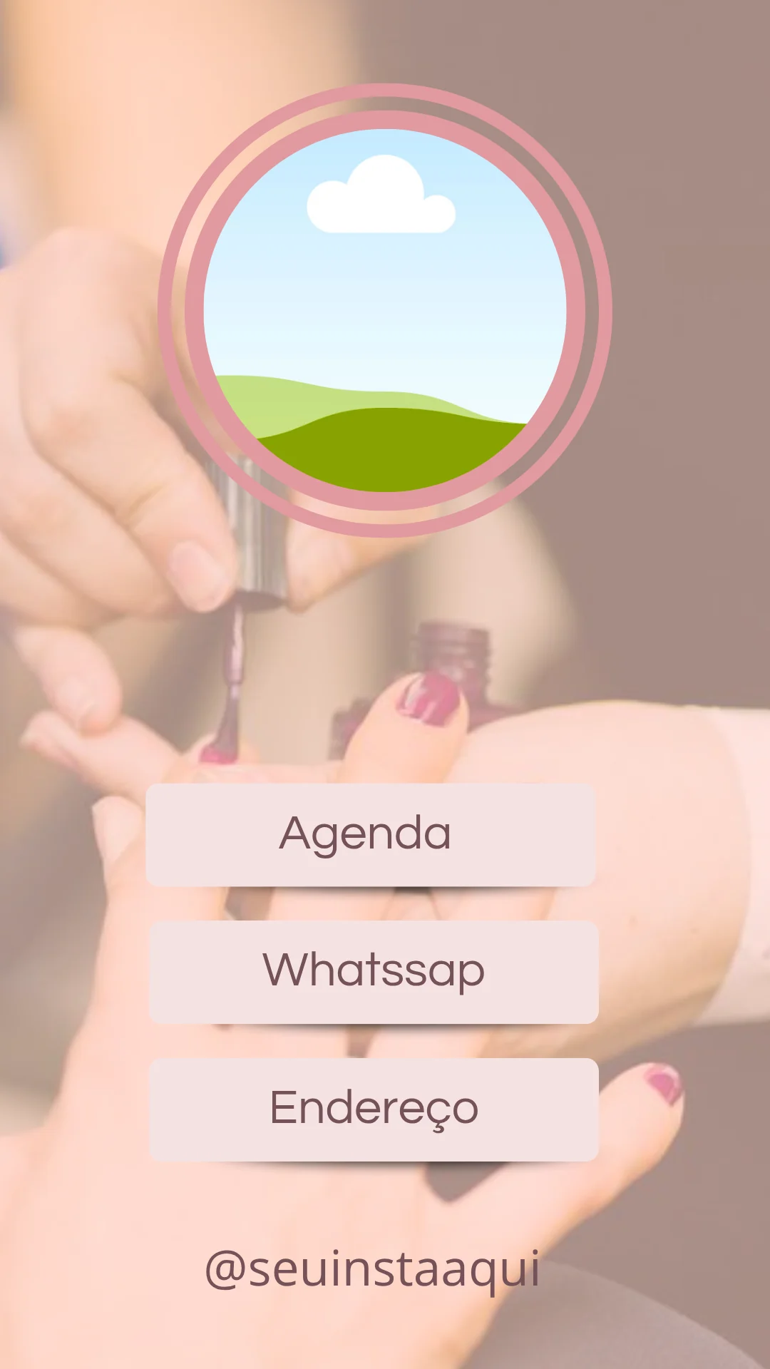Modelo 2 de cartão digital, com campos para personalizar