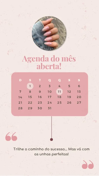 Amostra de templates para stories: modelo 1